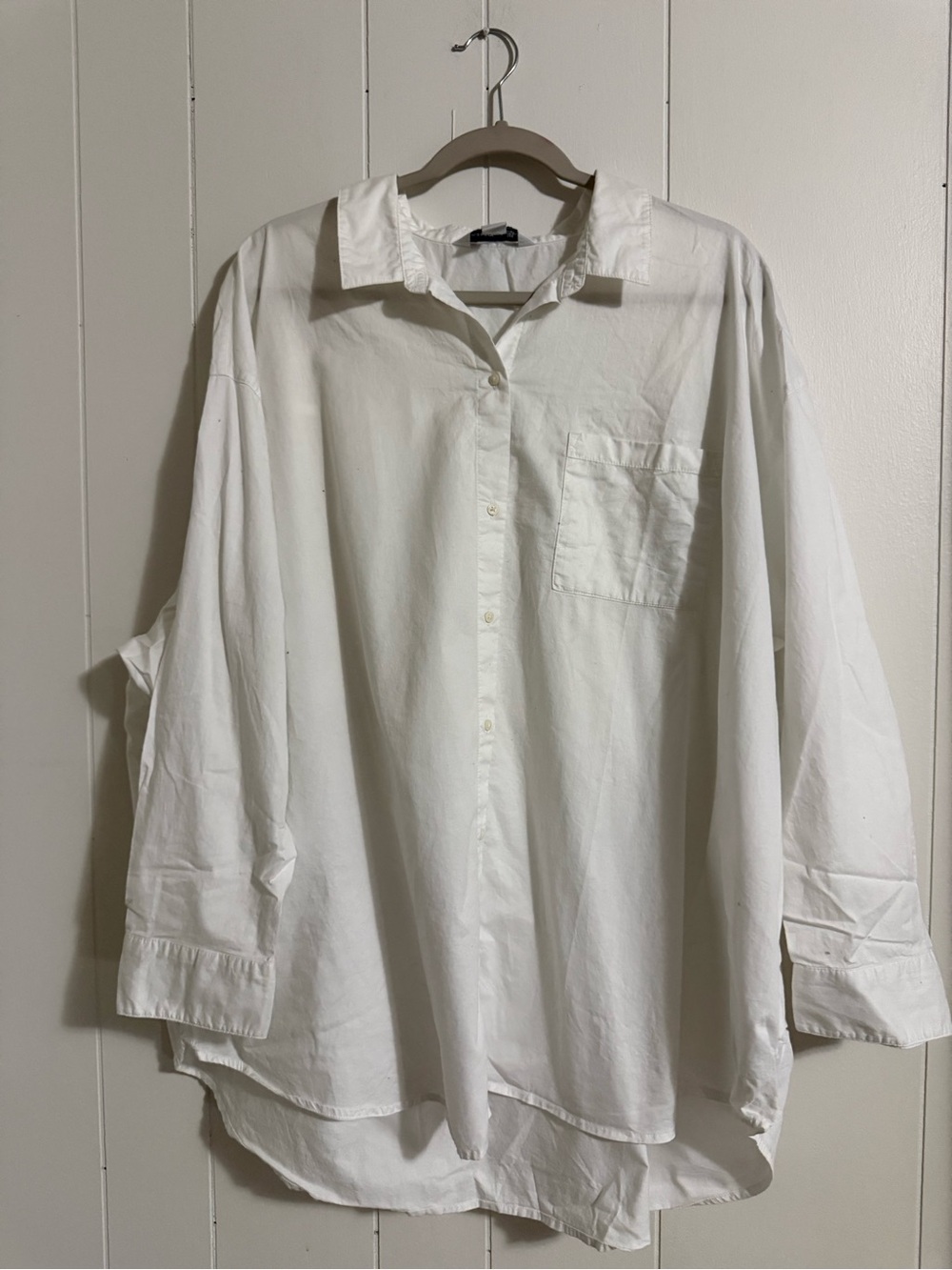 Classic White Oversized Women’s Shirt